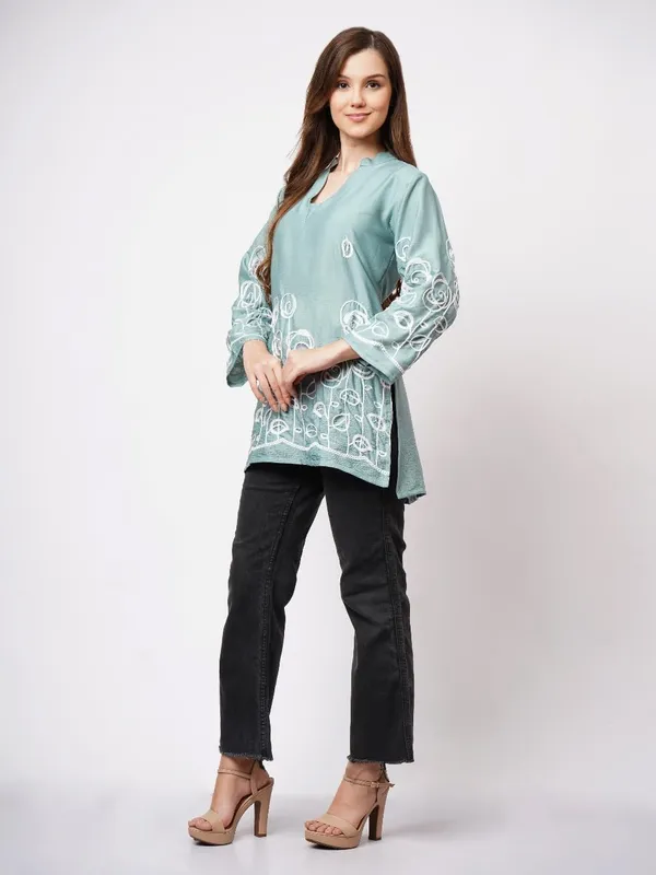 Green__Delta_Premium_Quality_Kurti_For_Women