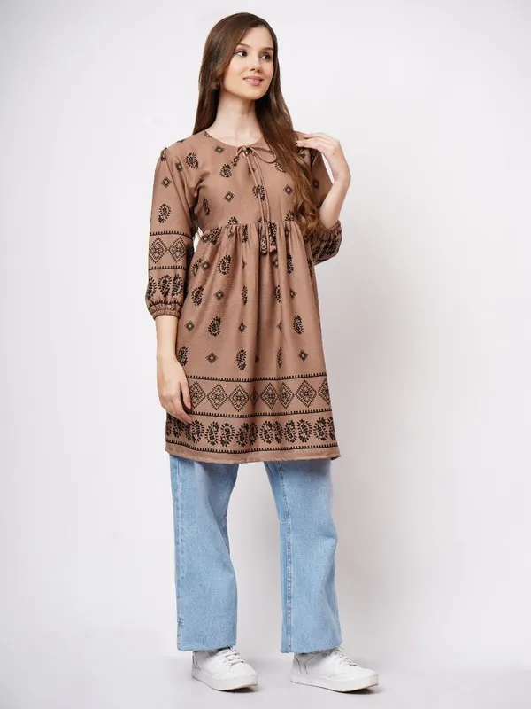 Brown_delta_Premium_Quality_Kurti_For_Women