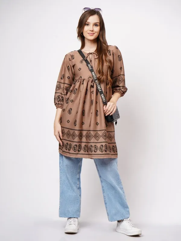Brown_delta_Premium_Quality_Kurti_For_Women