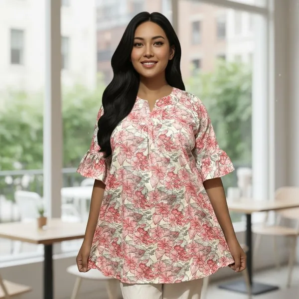 Multicolor_Crepe_Premium_Quality_Kurti_For_Women