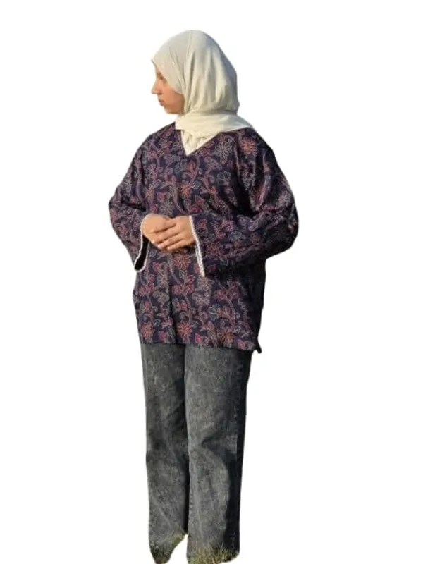 Navy_Blue_Cotton__Premium_Quality_Kurti_For_Women