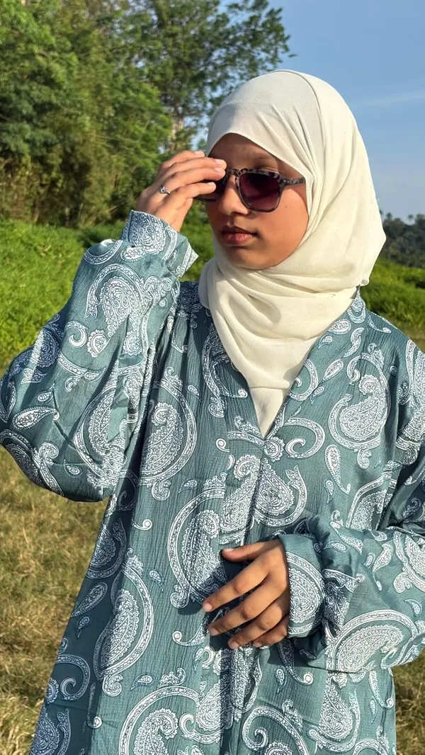 Green_Abaya_Delta_Fabric_Premium_Quality_For_Women