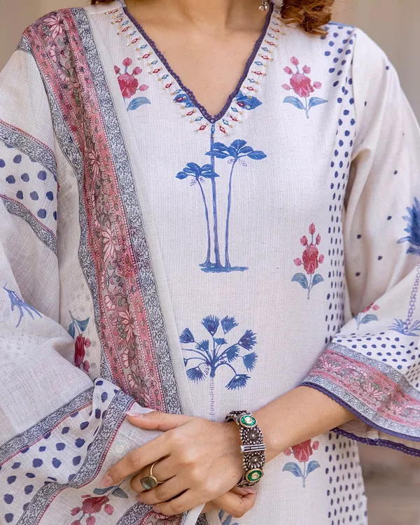 Ivory_Soft_Bloom_Linen_Kurta_Palazzo_Dupatta_Set_for_Women