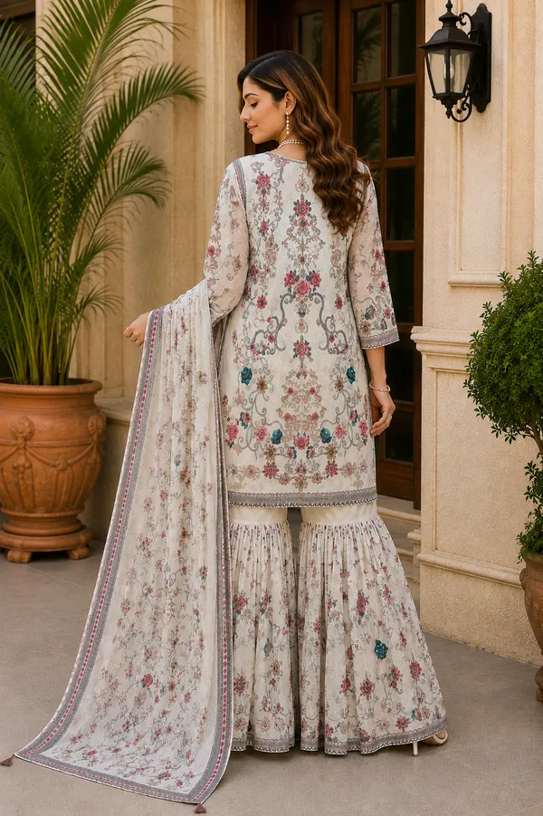 Off_White_Silk_Crepe_Printed_Kurta_Sharara_Dupatta_Set