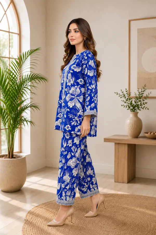 Royal_Blue_White_Floral_Printed_Silk_Blend_Co-Ord_Set_for_Women
