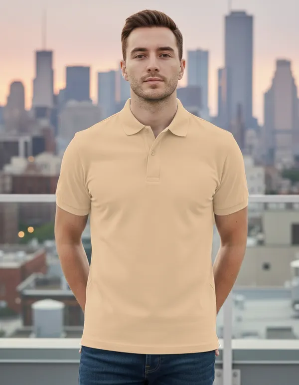 100%_Cotton_Polo_T-Shirt_|_Regular_Fit_|_Bio-Washed_|_Pre-Shrunk_|_Soft_&_Comfortable