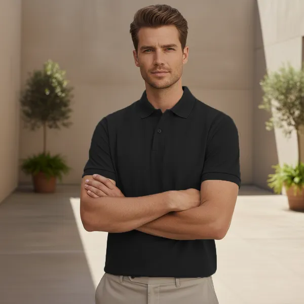 100%_Cotton_Polo_T-Shirt_|_Regular_Fit_|_Bio-Washed_|_Pre-Shrunk_|_Soft_&_Comfortable