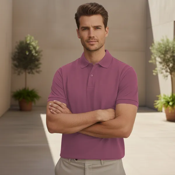 100%_Cotton_Polo_T-Shirt_|_Regular_Fit_|_Bio-Washed_|_Pre-Shrunk_|_Soft_&_Comfortable