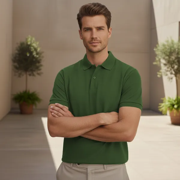 100%_Cotton_Polo_T-Shirt_|_Regular_Fit_|_Bio-Washed_|_Pre-Shrunk_|_Soft_&_Comfortable