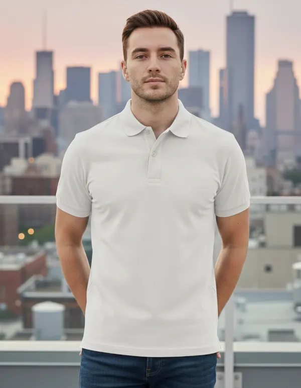100%_Cotton_Polo_T-Shirt_|_Regular_Fit_|_Bio-Washed_|_Pre-Shrunk_|_Soft_&_Comfortable
