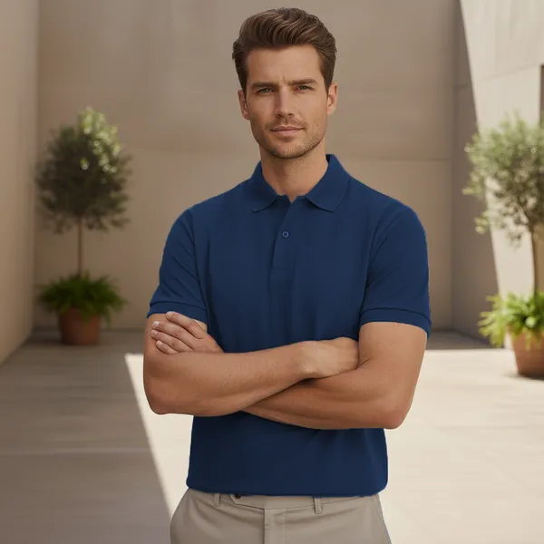 100%_Cotton_Polo_T-Shirt_|_Regular_Fit_|_Bio-Washed_|_Pre-Shrunk_|_Soft_&_Comfortable