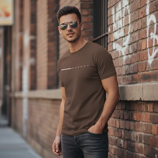 Bharat_Regular_Fit_Unisex_Half_Sleeve_T-Shirt_|_100%_Cotton_|_Bio-Washed_|_Pre-Shrunk_|_Soft_&_Comfortable