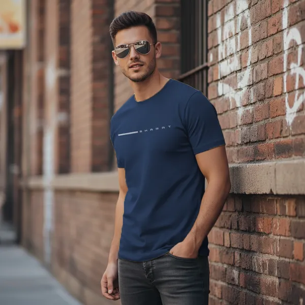 Bharat_Regular_Fit_Unisex_Half_Sleeve_T-Shirt_|_100%_Cotton_|_Bio-Washed_|_Pre-Shrunk_|_Soft_&_Comfortable