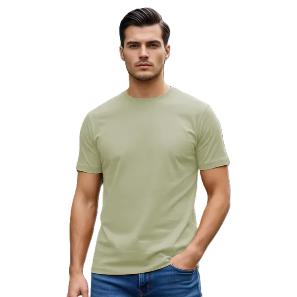 Blank_Solid_100%_Cotton_180_GSM_T-Shirt_|_Bio-Washed_|_Pre-Shrunk_|_Soft_&_Comfortable_|_Regular_Fit