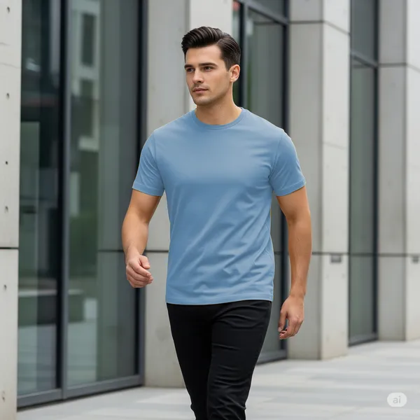 Blank_Solid_100%_Cotton_180_GSM_T-Shirt_|_Bio-Washed_|_Pre-Shrunk_|_Soft_&_Comfortable_|_Regular_Fit