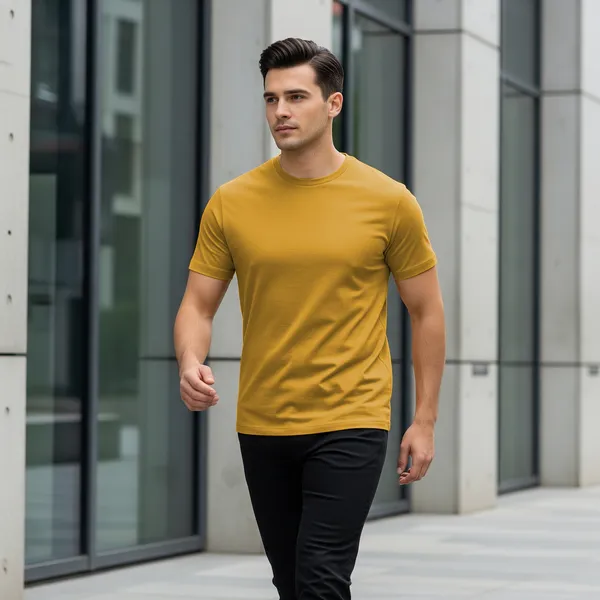 Blank_Solid_100%_Cotton_180_GSM_T-Shirt_|_Bio-Washed_|_Pre-Shrunk_|_Soft_&_Comfortable_|_Regular_Fit