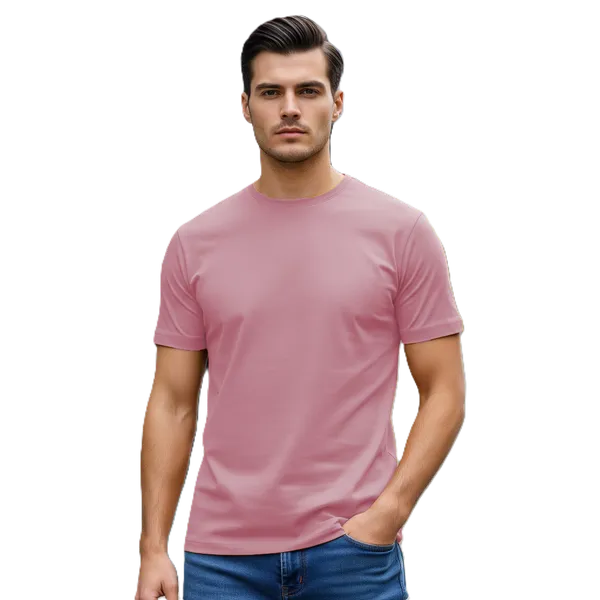 Blank_Solid_100%_Cotton_180_GSM_T-Shirt_|_Bio-Washed_|_Pre-Shrunk_|_Soft_&_Comfortable_|_Regular_Fit