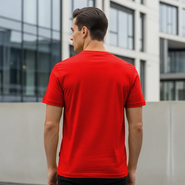 Blank_Solid_100%_Cotton_180_GSM_T-Shirt_|_Bio-Washed_|_Pre-Shrunk_|_Soft_&_Comfortable_|_Regular_Fit