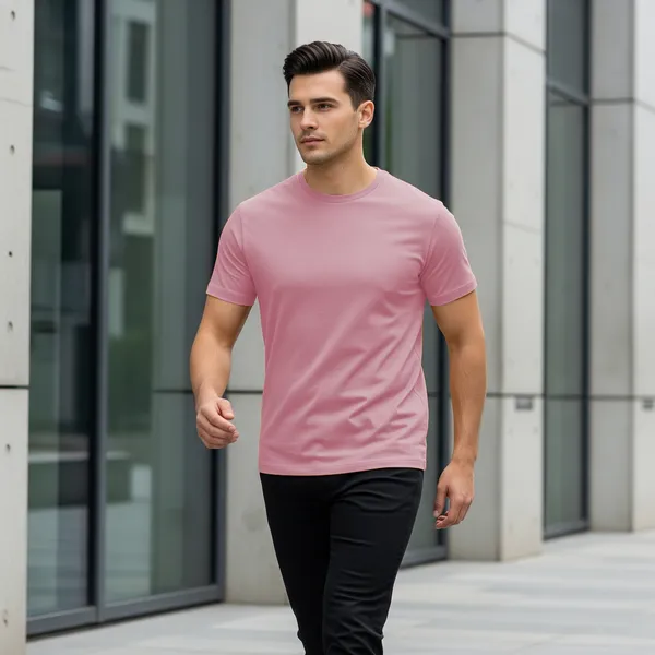Blank_Solid_100%_Cotton_180_GSM_T-Shirt_|_Bio-Washed_|_Pre-Shrunk_|_Soft_&_Comfortable_|_Regular_Fit