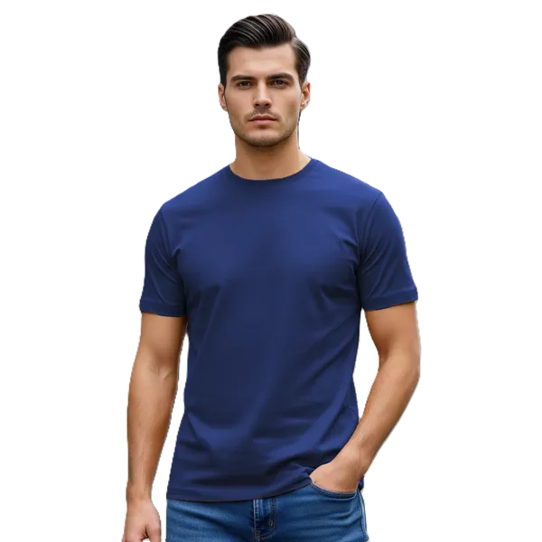 Blank_Solid_100%_Cotton_180_GSM_T-Shirt_|_Bio-Washed_|_Pre-Shrunk_|_Soft_&_Comfortable_|_Regular_Fit