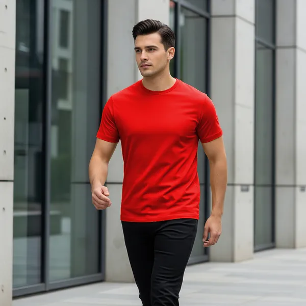 Blank_Solid_100%_Cotton_180_GSM_T-Shirt_|_Bio-Washed_|_Pre-Shrunk_|_Soft_&_Comfortable_|_Regular_Fit