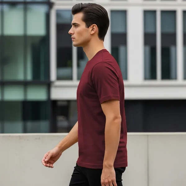 Blank_Solid_100%_Cotton_180_GSM_T-Shirt_|_Bio-Washed_|_Pre-Shrunk_|_Soft_&_Comfortable_|_Regular_Fit