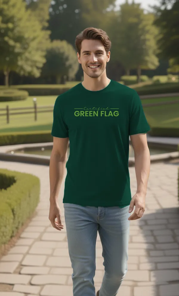 Certified_Green_Flag_Regular_Fit_Unisex_Half_Sleeve_T-Shirt_|_100%_Cotton_|_Bio-Washed_|_Pre-Shrunk_|_Soft_&_Comfortable