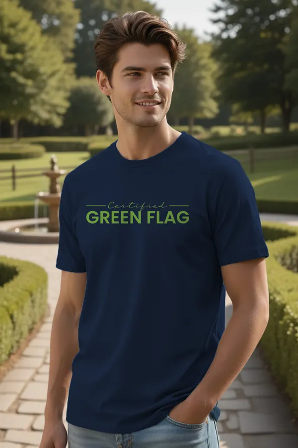 Certified_Green_Flag_Regular_Fit_Unisex_Half_Sleeve_T-Shirt_|_100%_Cotton_|_Bio-Washed_|_Pre-Shrunk_|_Soft_&_Comfortable