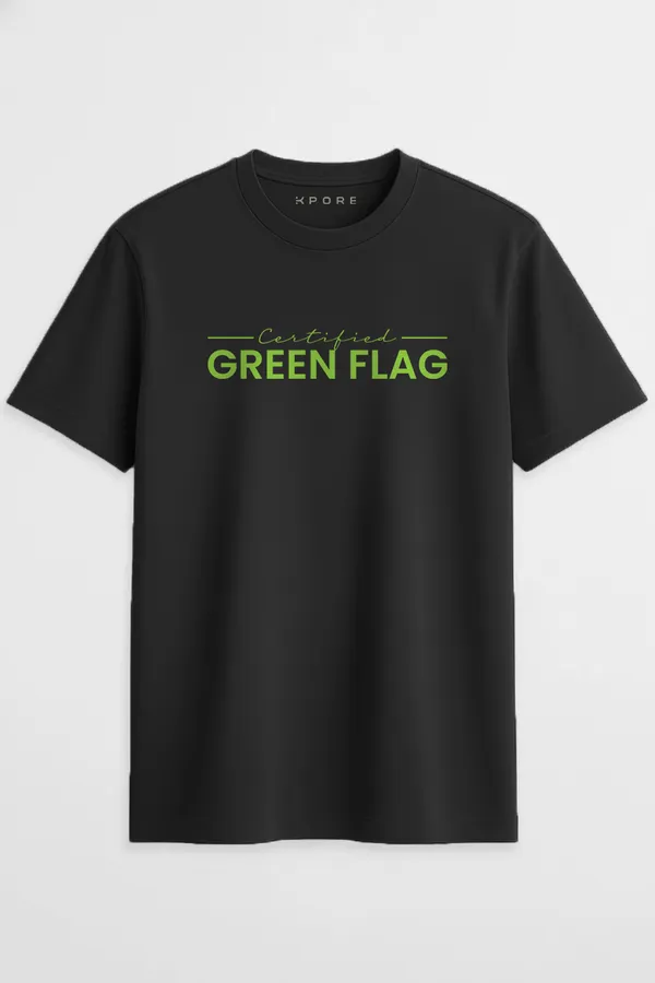 Certified_Green_Flag_Regular_Fit_Unisex_Half_Sleeve_T-Shirt_|_100%_Cotton_|_Bio-Washed_|_Pre-Shrunk_|_Soft_&_Comfortable