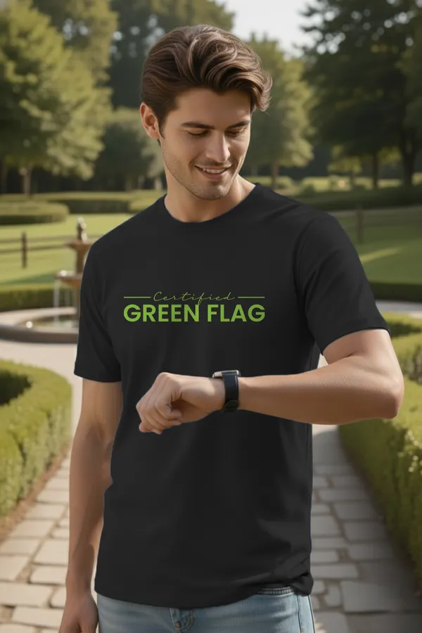 Certified_Green_Flag_Regular_Fit_Unisex_Half_Sleeve_T-Shirt_|_100%_Cotton_|_Bio-Washed_|_Pre-Shrunk_|_Soft_&_Comfortable