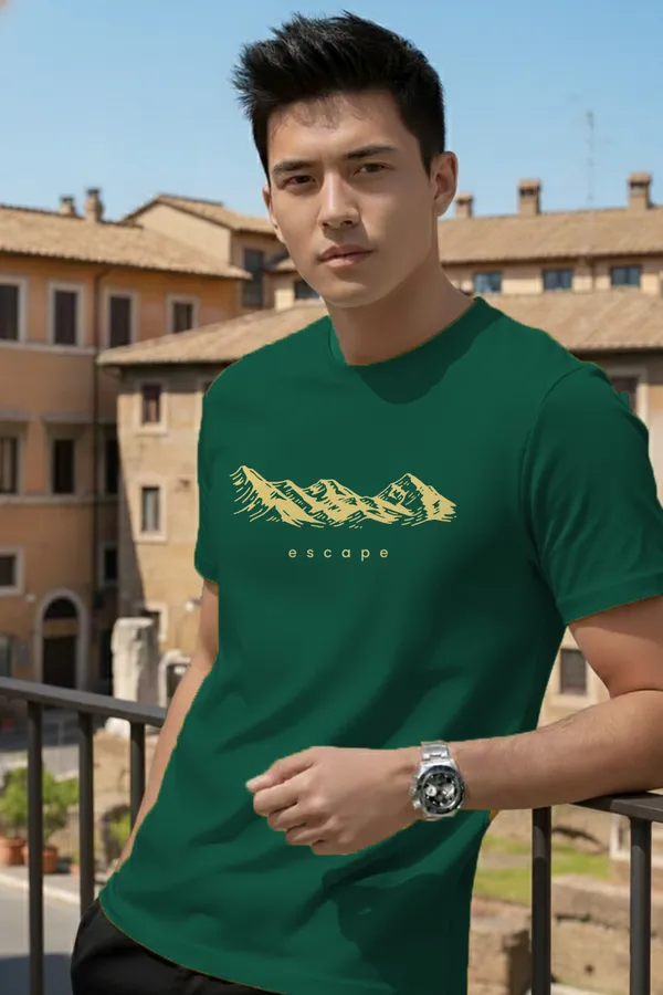 Escape_Mountain_Regular_Fit_Unisex_Half_Sleeve_T-Shirt_|_100%_Cotton_|_Bio-Washed_|_Pre-Shrunk_|_Soft_&_Comfortable