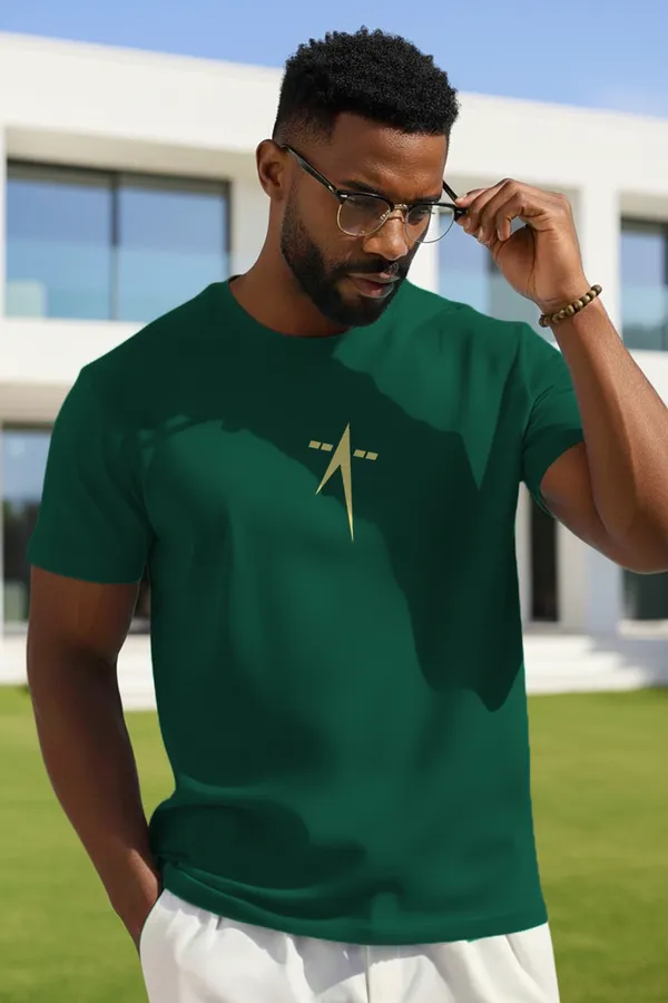 ISRO_Gold_Logo_Regular_Fit_Unisex_Half_Sleeve_T-Shirt_|_100%_Cotton_|_Bio-Washed_|_Pre-Shrunk_|_Soft_&_Comfortable