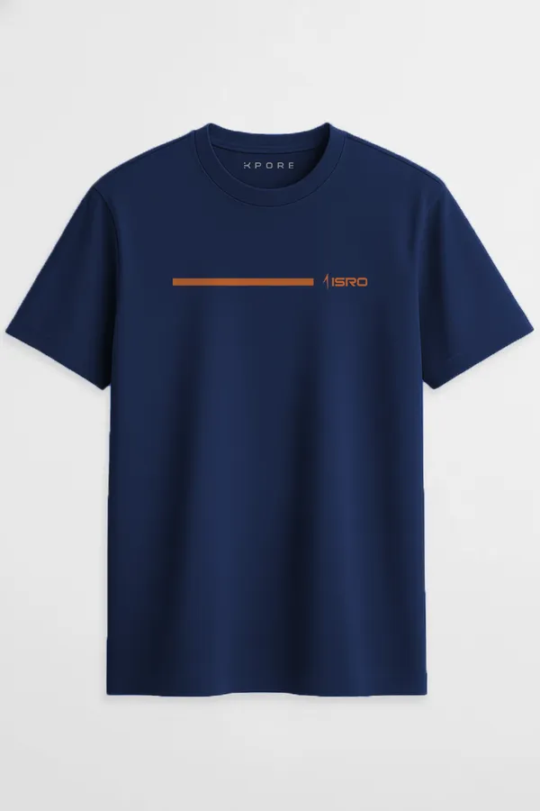 ISRO_Typography_Regular_Fit_Unisex_Half_Sleeve_T-Shirt_|_100%_Cotton_|_Bio-Washed_|_Pre-Shrunk_|_Soft_&_Comfortable