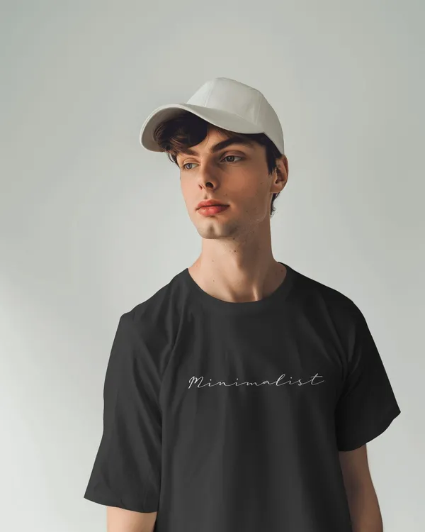 Black_Pure_Cotton_Round_Neck_Typography_Half_Sleeve_T-Shirt_For_Men