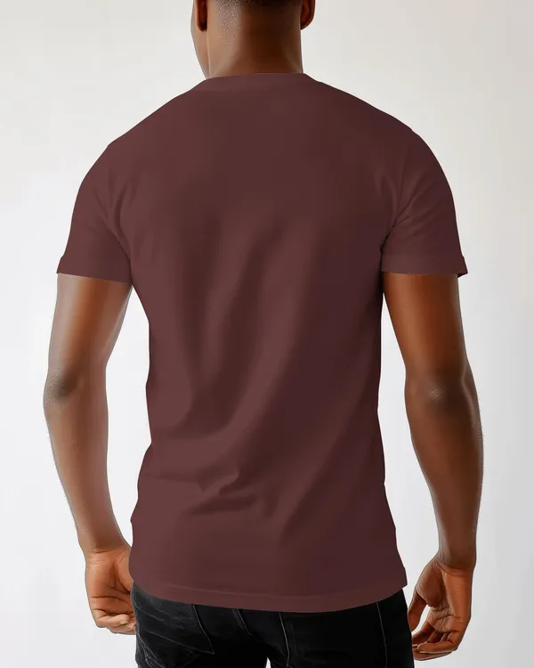 Maroon_Pure_Cotton_Round_Neck_Graphic_Print_Short_Sleeve_T-Shirt_For_Men