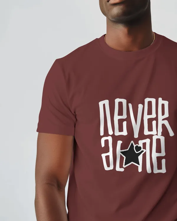 Maroon_Pure_Cotton_Round_Neck_Graphic_Print_Short_Sleeve_T-Shirt_For_Men