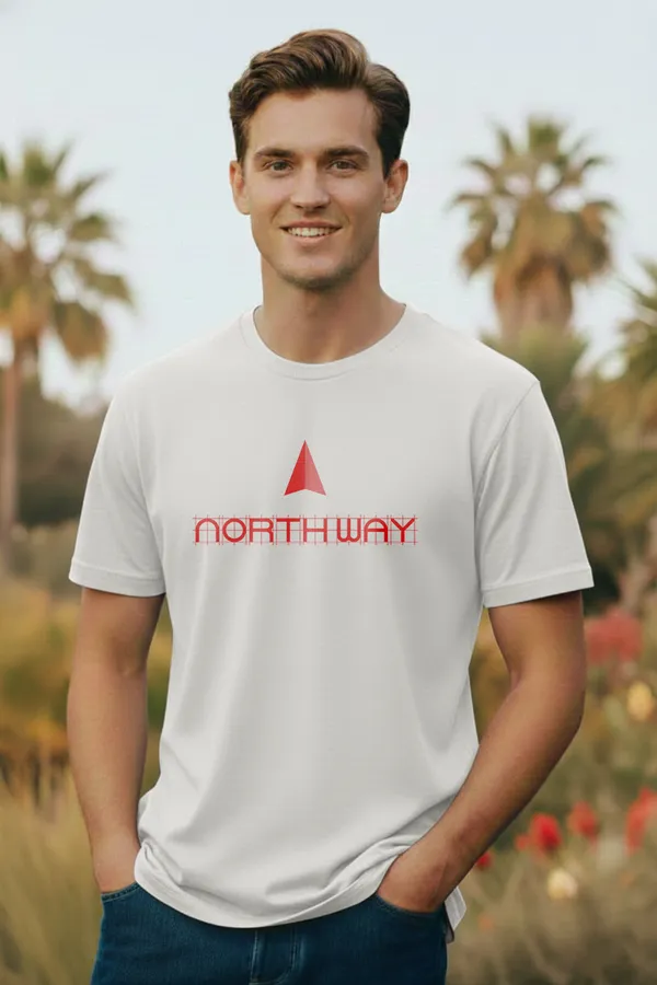 Northway_Regular_Fit_Unisex_Half_Sleeve_T-Shirt_|_100%_Cotton_|_Bio-Washed_|_Pre-Shrunk_|_Soft_&_Comfortable