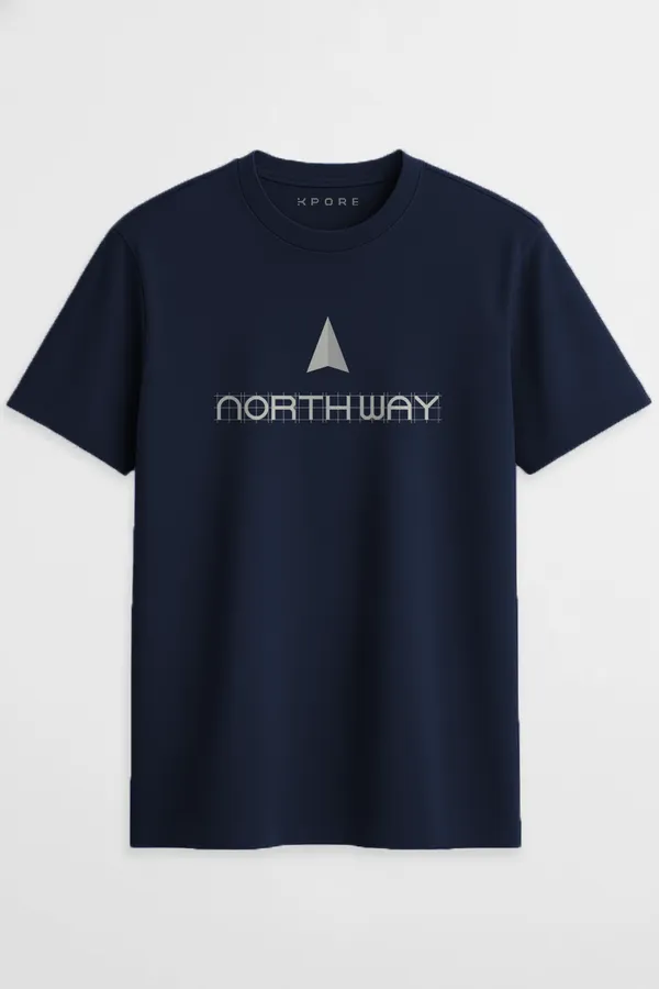 Northway_Regular_Fit_Unisex_Half_Sleeve_T-Shirt_|_100%_Cotton_|_Bio-Washed_|_Pre-Shrunk_|_Soft_&_Comfortable