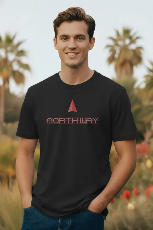 Northway_Regular_Fit_Unisex_Half_Sleeve_T-Shirt_|_100%_Cotton_|_Bio-Washed_|_Pre-Shrunk_|_Soft_&_Comfortable