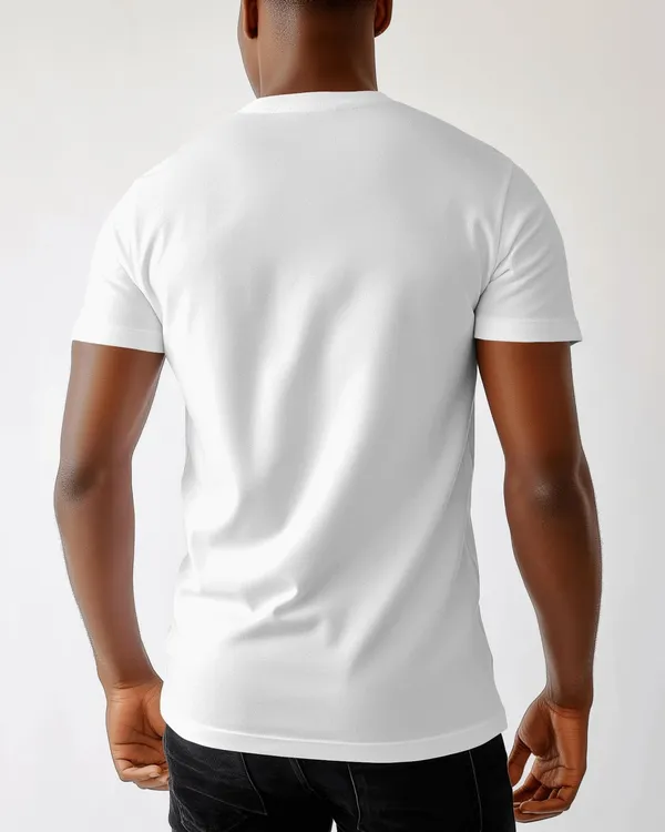 White_Pure_Cotton_Round_Neck_Graphic_Print_Half_Sleeve_T-Shirt_For_Men