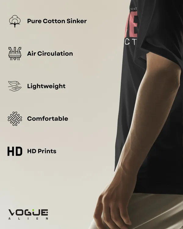 Black_Pure_Cotton_Round_Neck_Typography_Half_Sleeve_T-Shirt_For_Men
