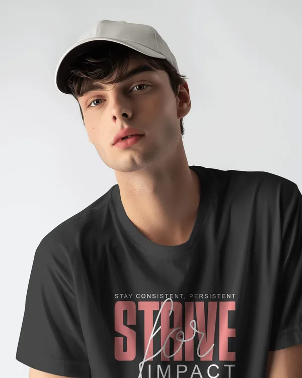 Black_Pure_Cotton_Round_Neck_Typography_Half_Sleeve_T-Shirt_For_Men