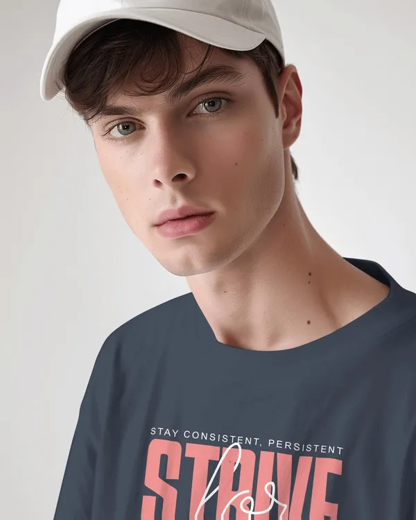Navy_Blue_Pure_Cotton_Round_Neck_Typography_Half_Sleeve_T-Shirt_For_Men