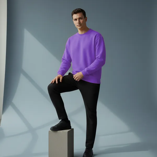 Lavender_Premium_Solid_Sweatshirt_350_Gsm_Heavyweight_100%_Cotton_|_Warm_&_Ultra-Soft_Winter_Wear
