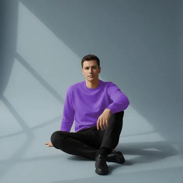 Lavender_Premium_Solid_Sweatshirt_350_Gsm_Heavyweight_100%_Cotton_|_Warm_&_Ultra-Soft_Winter_Wear