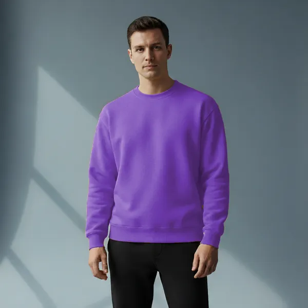 Lavender_Premium_Solid_Sweatshirt_350_Gsm_Heavyweight_100%_Cotton_|_Warm_&_Ultra-Soft_Winter_Wear
