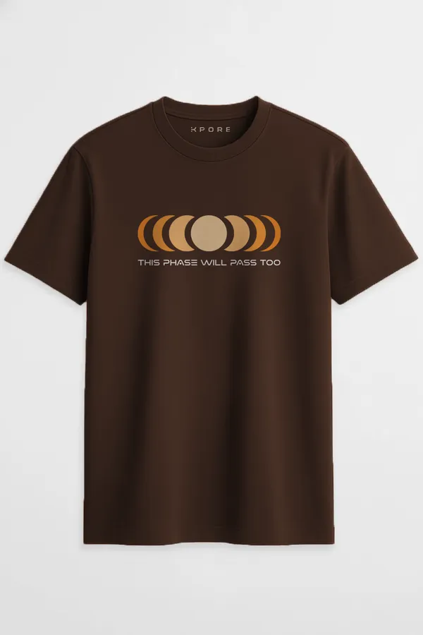 This_Phase_Will_Pass_Too_Regular_Fit_Unisex_Half_Sleeve_T-Shirt_|_100%_Cotton_|_Bio-Washed_|_Pre-Shrunk_|_Soft_&_Comfortable