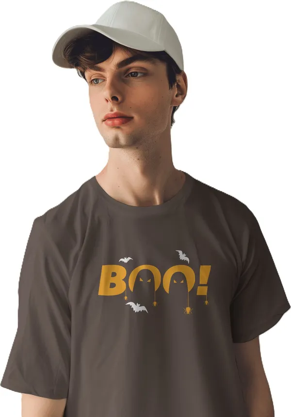 Brown_Cotton_Blend_Round_Neck_Graphic_Print_Half_Sleeve_T-Shirt_For_Men