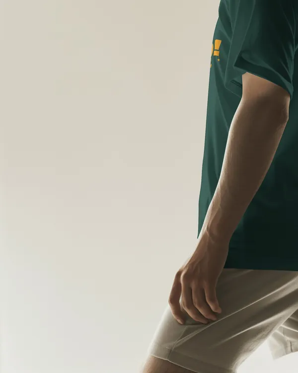 Green_Cotton_Blend_Round_Neck_Graphic_Print_Half_Sleeve_T-Shirt_For_Men