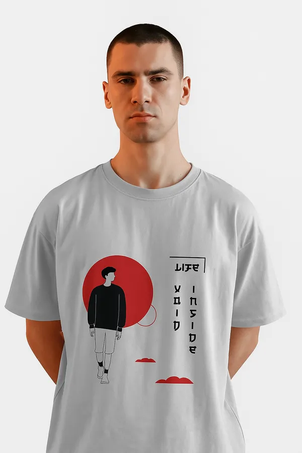 Grey_Pure_Cotton_Round_Neck_Graphic_Print_Half_Sleeve_T-Shirt_For_Men